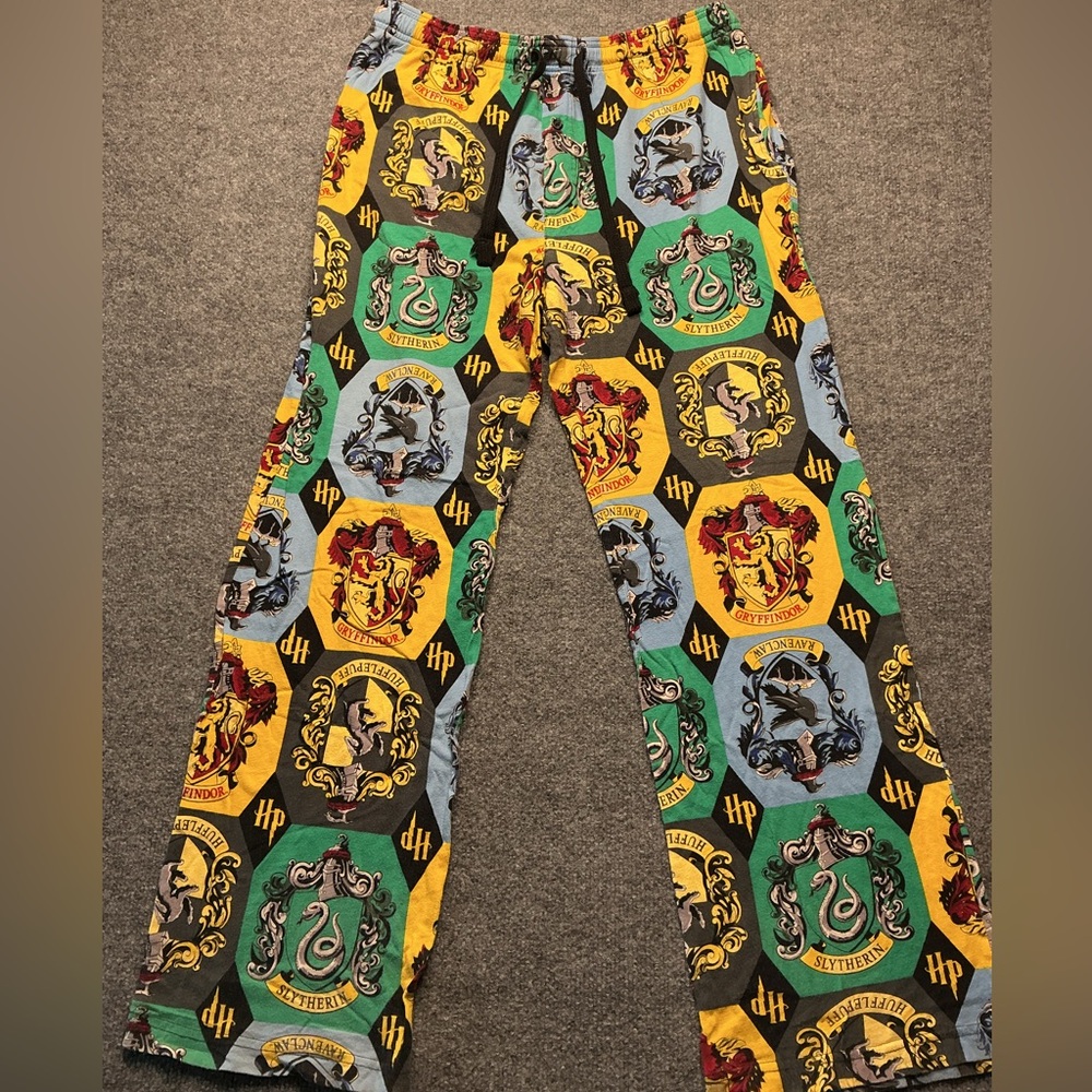 Warner Bros. Harry Potter Themed Pajama Pants - Black and Yellow